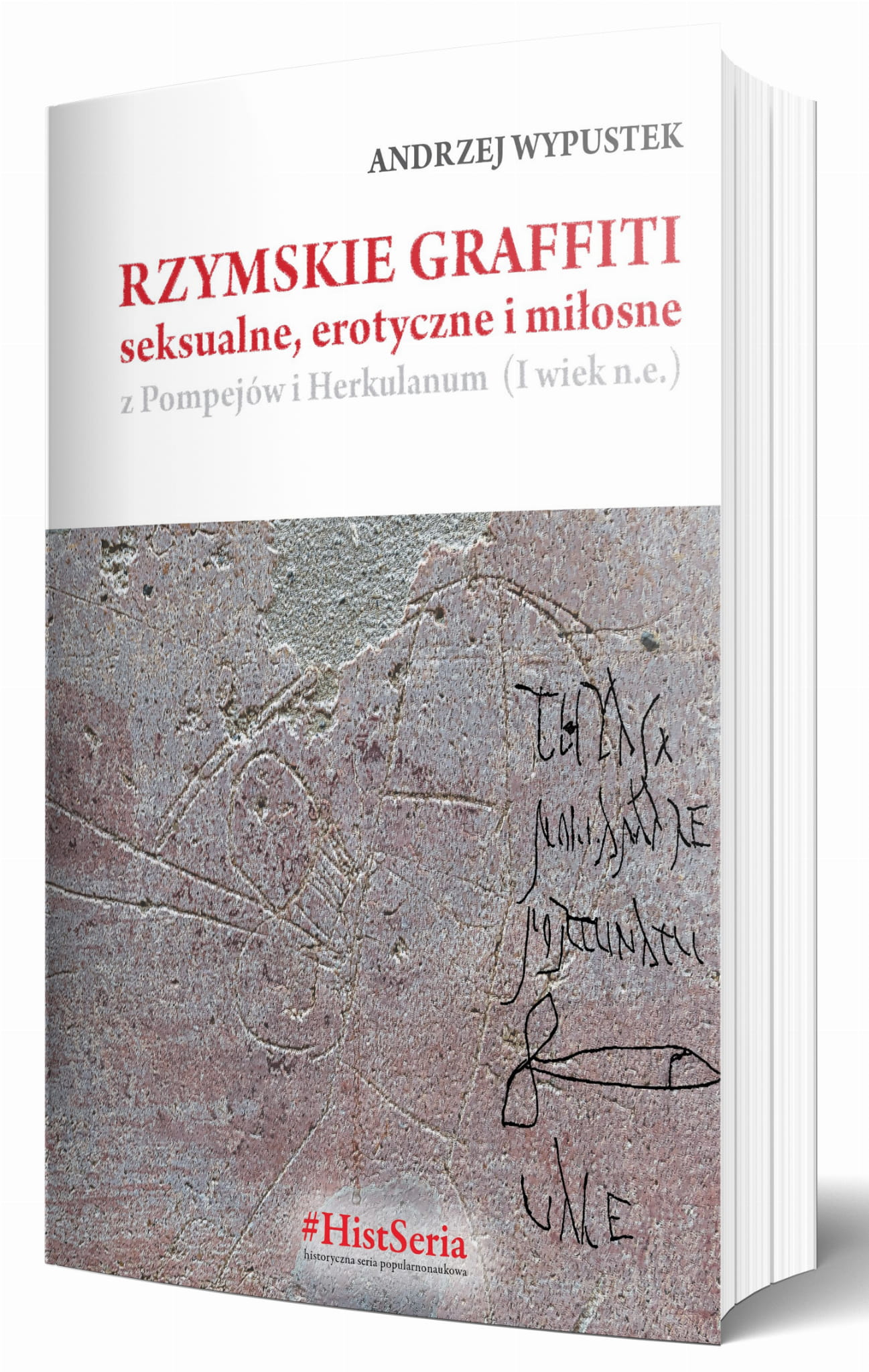 Rzymskie graffiti – mockup książki